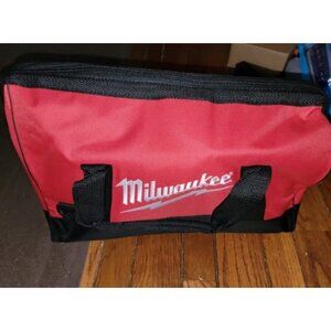 17 Inch Heavy Duty Canvas Tool Bag with 6 Interior Pockets, Reinforced bottom